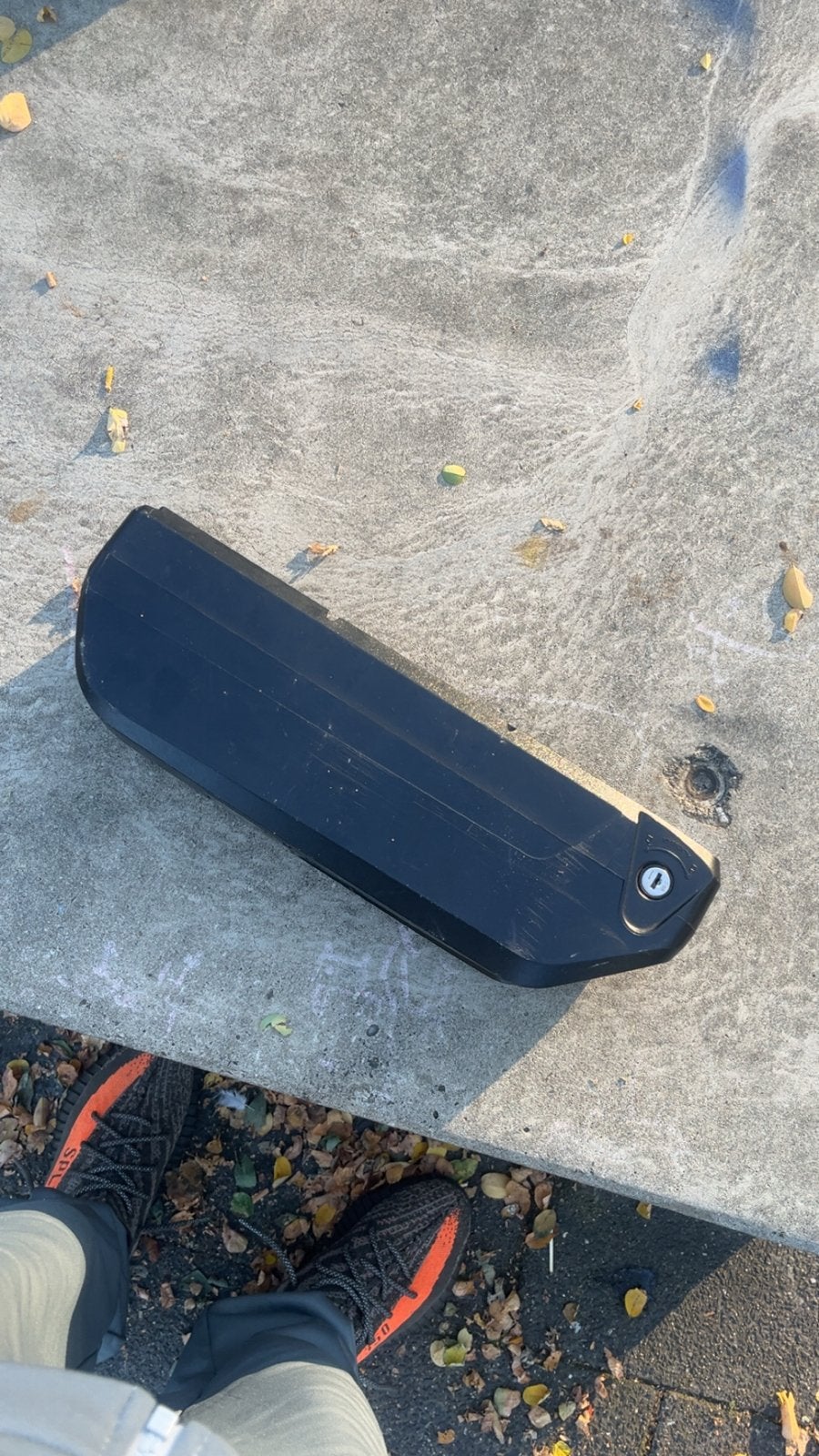E-bike accu met 2 sleutels, Gebruikt