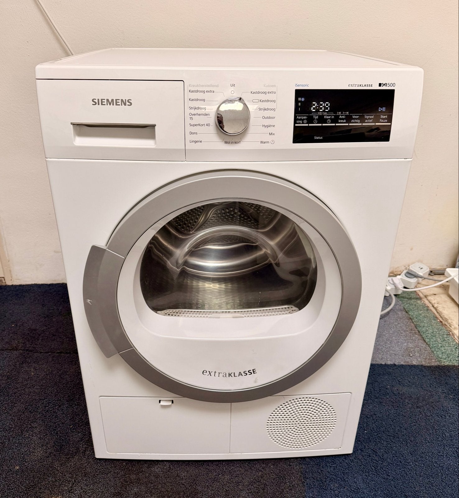 Siemens WT46G490NL ExtraKlasse iQ500 Condensdroger 8 kg, Www.siemens.com, 8 tot 10 kg, Germany, Ophalen of Verzenden