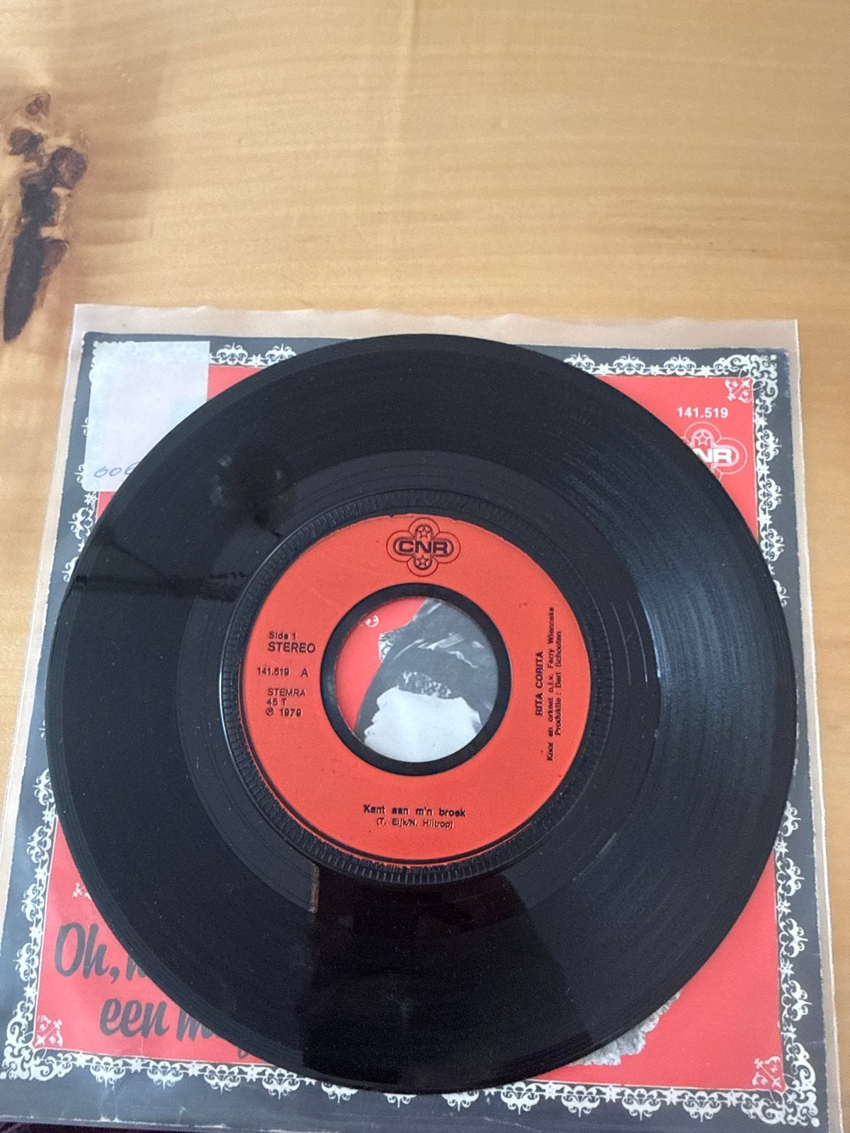 Rita Corita - Kant aan m'n broek - Vinyl Single, Cd's en Dvd's, Vinyl Singles, Gebruikt, Originele persing, 7 inch, Ophalen of Verzenden