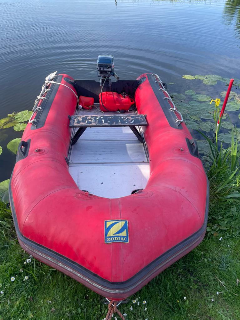 Zodiac futura rubberboot met een 8pk yamaha motor, Ophalen, Zo goed als nieuw, Yamaha