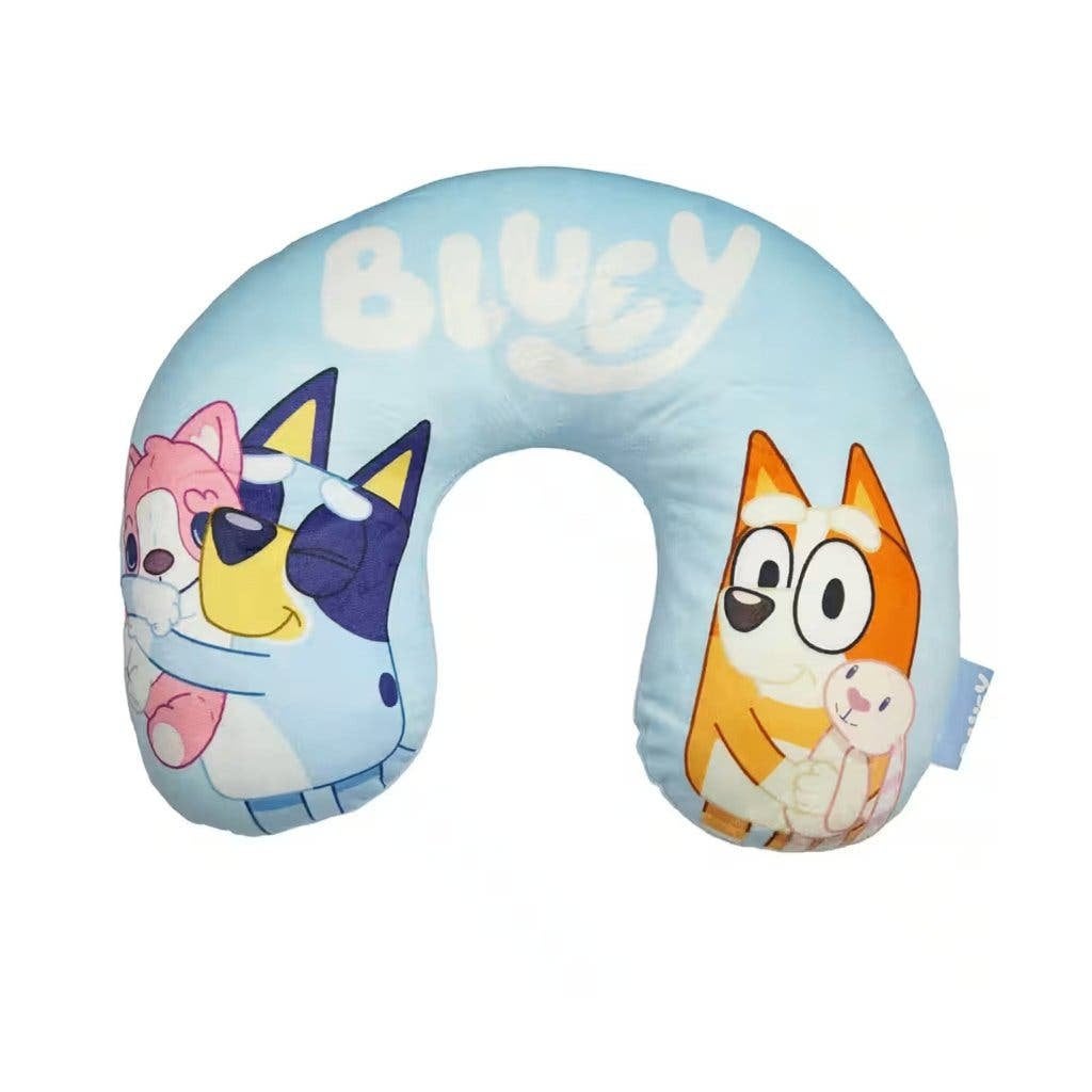 Bluey Reiskussen - Bluey en Bingo Nekkussen Auto / Vliegtuig, Kinderen en Baby's, Nieuw, Ophalen of Verzenden, Nvt, Nvt