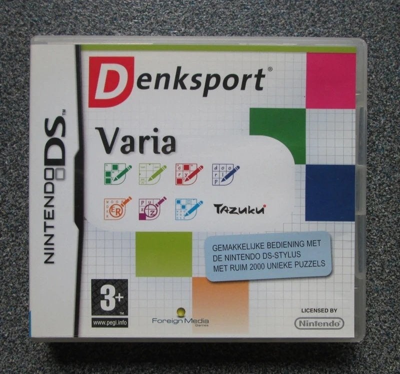Denksport Varia, Puzzel en Educatief, Verzenden, 1 speler, Zo goed als nieuw