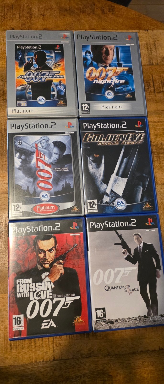 James Bond 007 PS2 Collectie, Avontuur en Actie, Gebruikt, 2 spelers, Eén computer