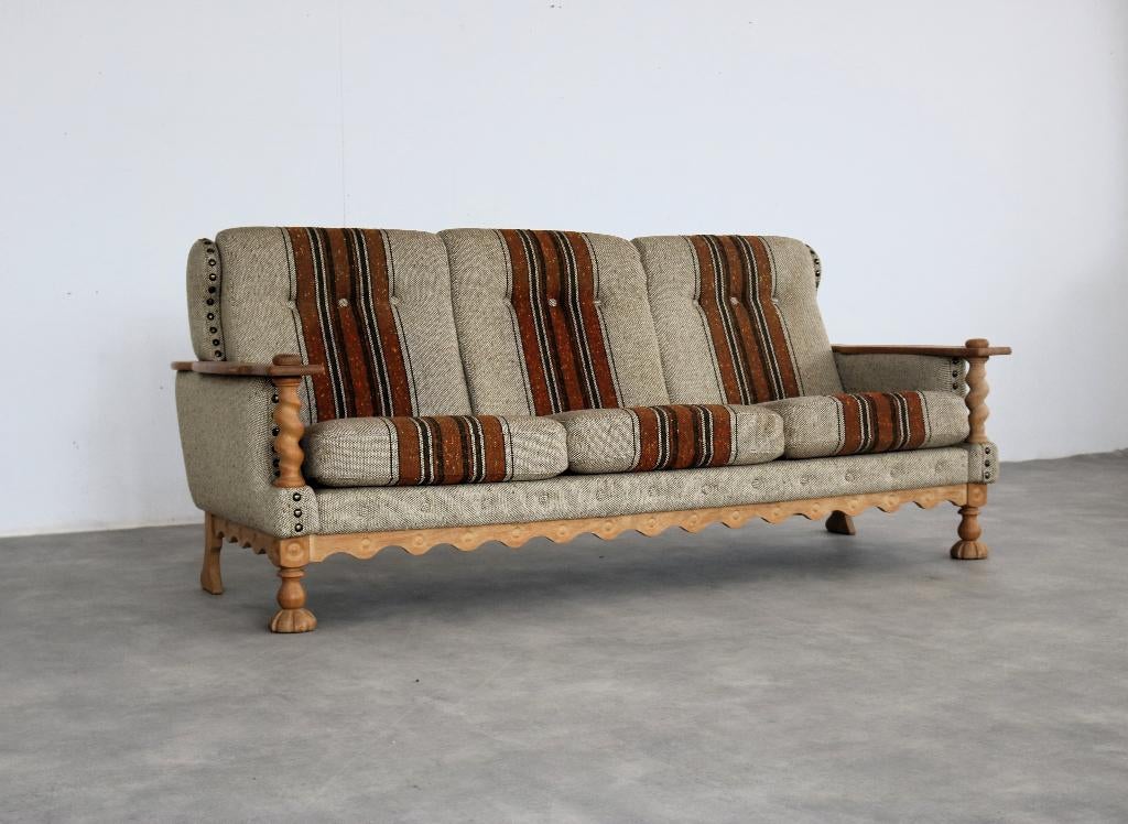 brutalist sofa | bank | jaren 60 | Deens, Huis en Inrichting, Banken | Bankstellen, Gebruikt, ., 75 tot 100 cm, Ophalen of Verzenden