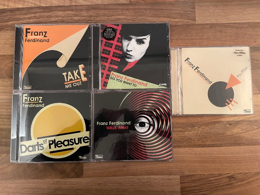 Franz Ferdinand CD Singles (9 stuks) vanaf 3,-, Ophalen of Verzenden, Zo goed als nieuw, Pop