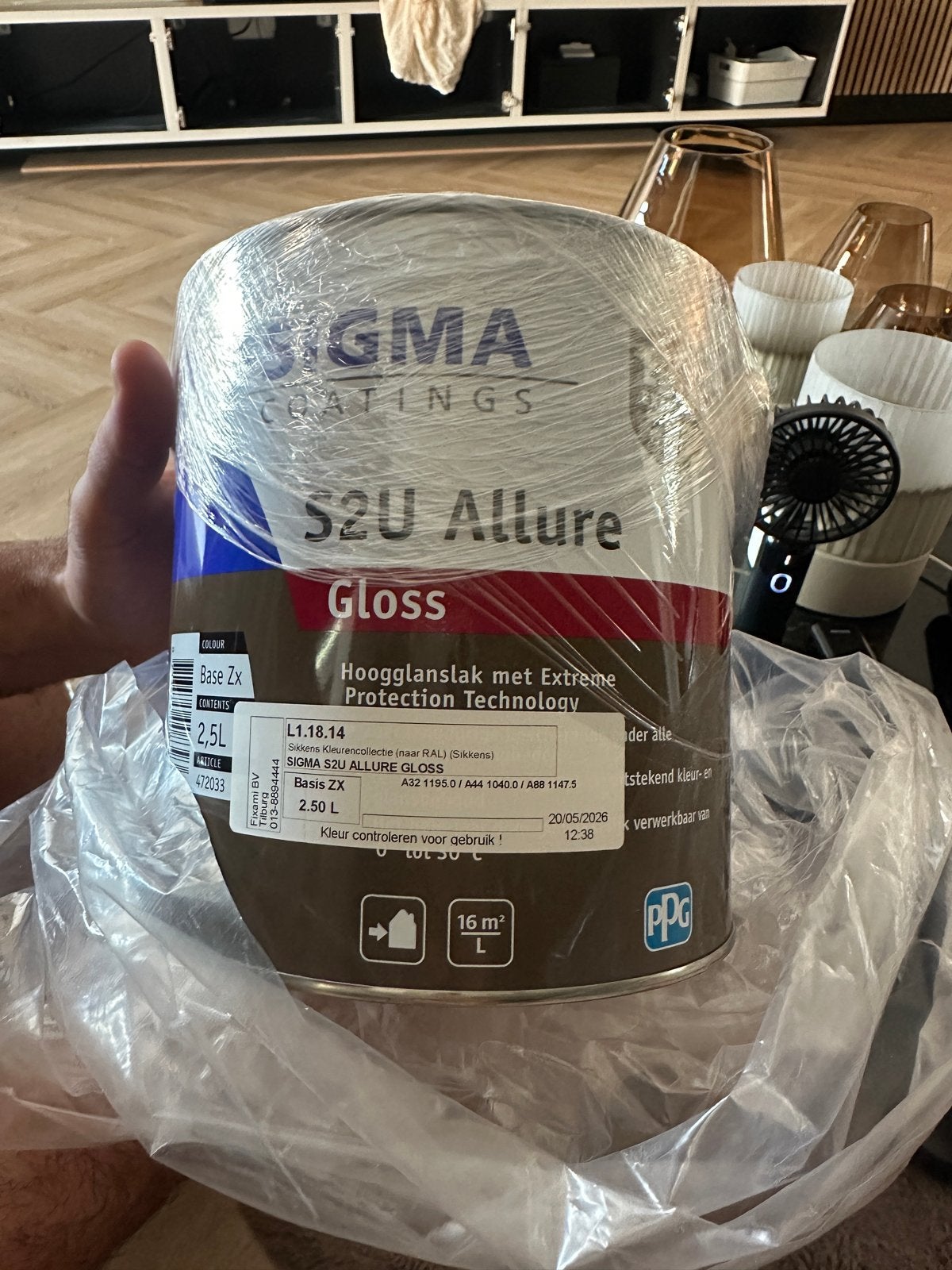 Sigma S2U Allure Gloss buitenlak RAL 6005 2,5L NIEUW, Nieuw, Ophalen of Verzenden, Lak, Minder dan 5 liter