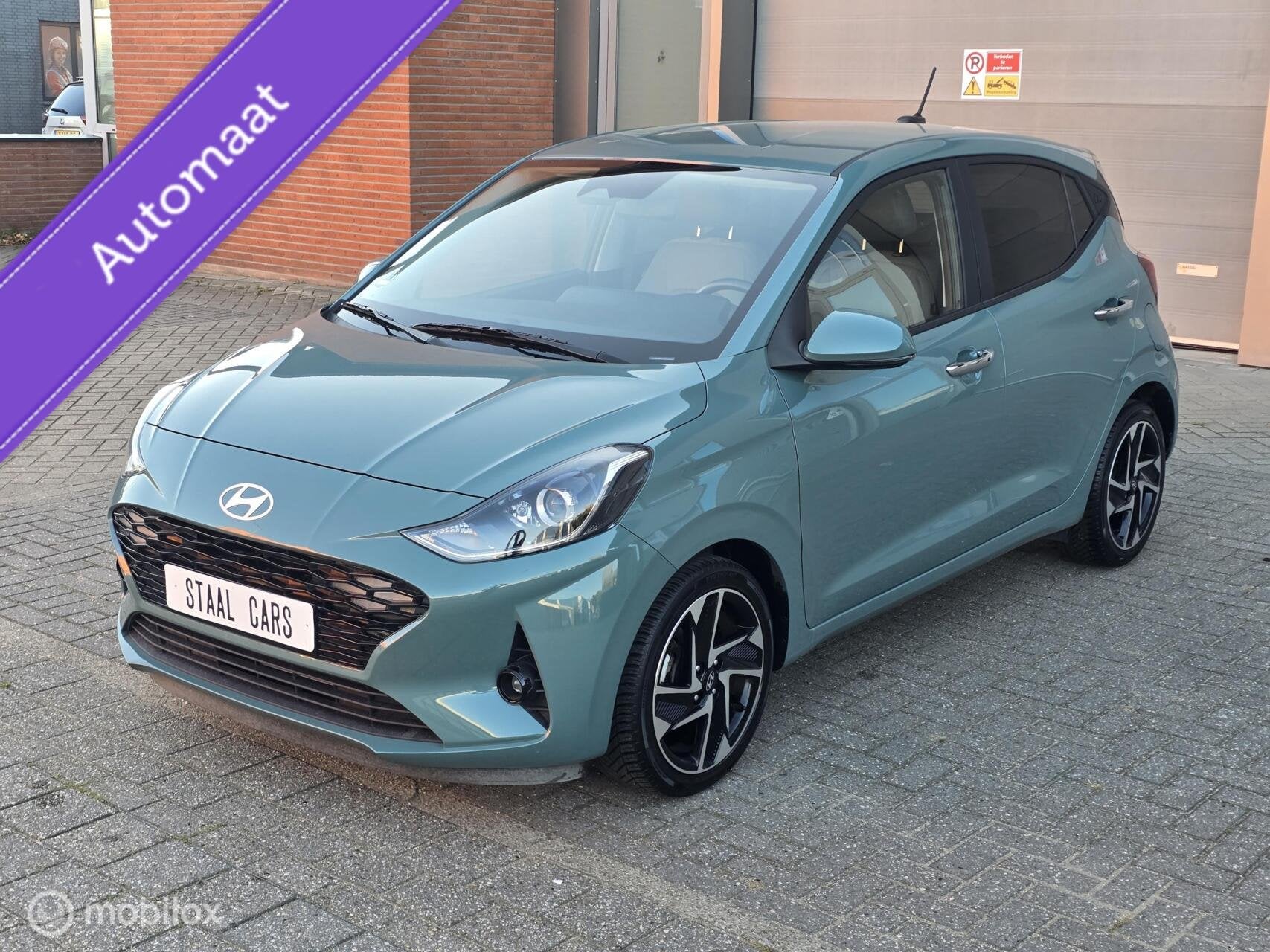 Hyundai i10 1.2_Premium_79Pk_Automaat_Keyless, Auto's, Dealer onderhouden, Stof, Gebruikt, 4 cilinders