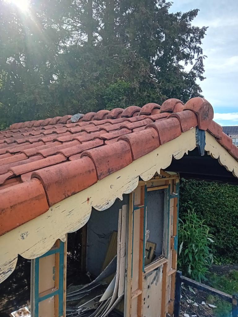 Oude dakpannen, Gebruikt, Steen of Klei, Ophalen of Verzenden, 15 m² of meer