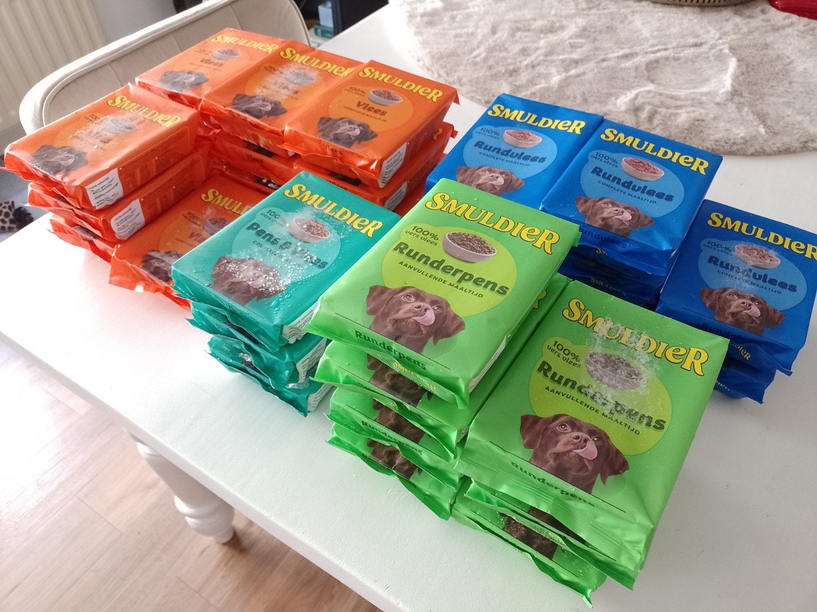 Smuldier 31x Diepvries Hondenvoeding, Dieren en Toebehoren, Ophalen, Hond