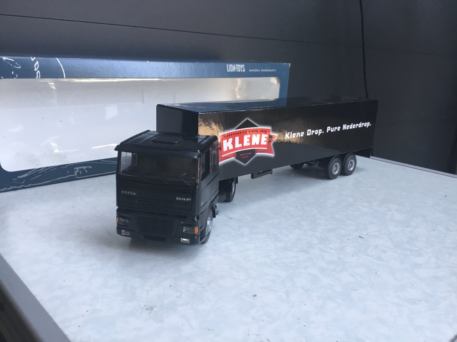 Lion Car Daf 95 Klene Drop, Ophalen of Verzenden, Zo goed als nieuw, Bus of Vrachtwagen, Lion Toys