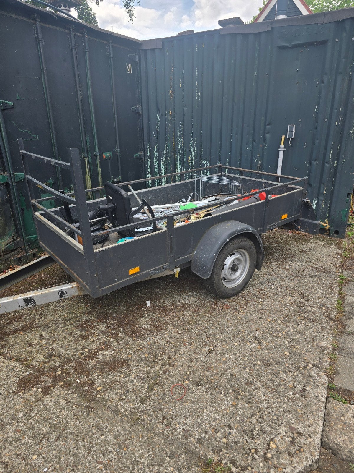 Aanhangwagen 250x130x45 cm -, Auto diversen, Aanhangers en Bagagewagens, Ophalen