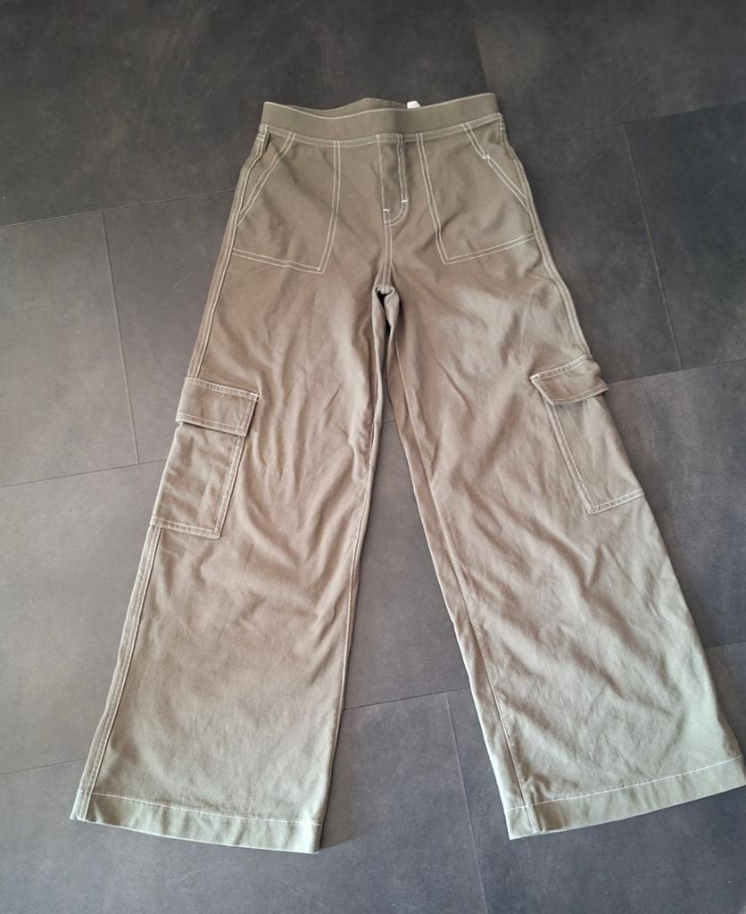 H&M Cargo Broek Maat 152, Kinderen en Baby's, Ophalen of Verzenden, Gebruikt, H&M, Meisje