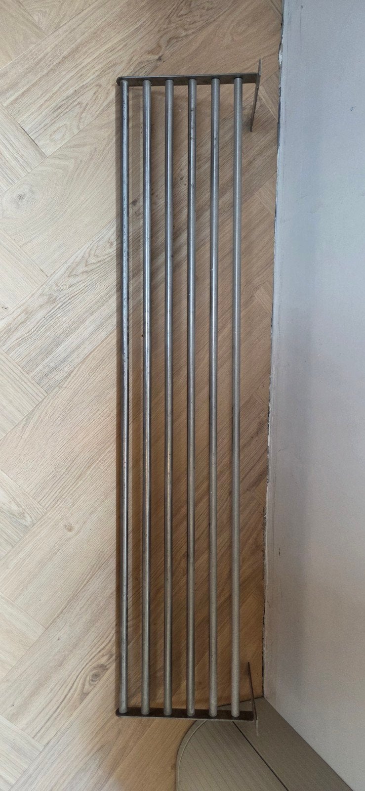 IKEA Grundtal wandrek 120x26,5cm, Ophalen, Metaal, Overige typen, 100 tot 150 cm