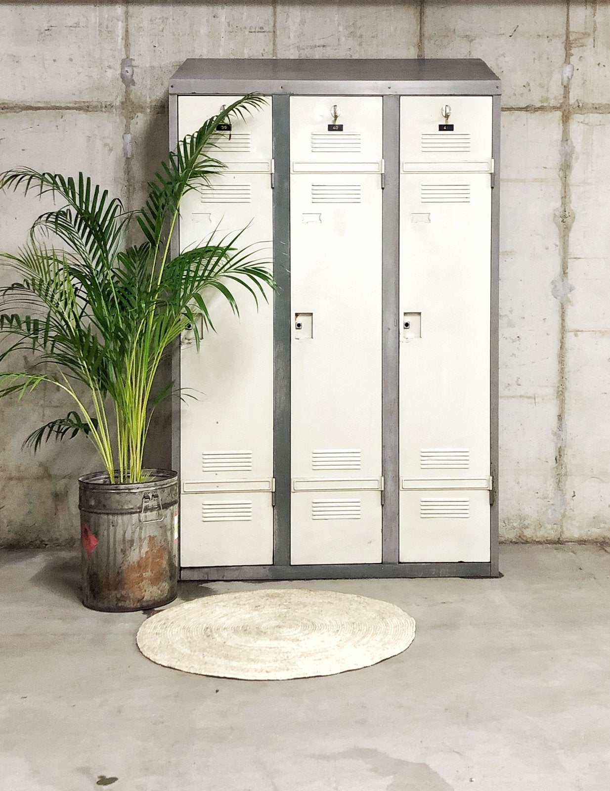 3 deurs lockers, Ophalen, Gebruikt, Industrieel