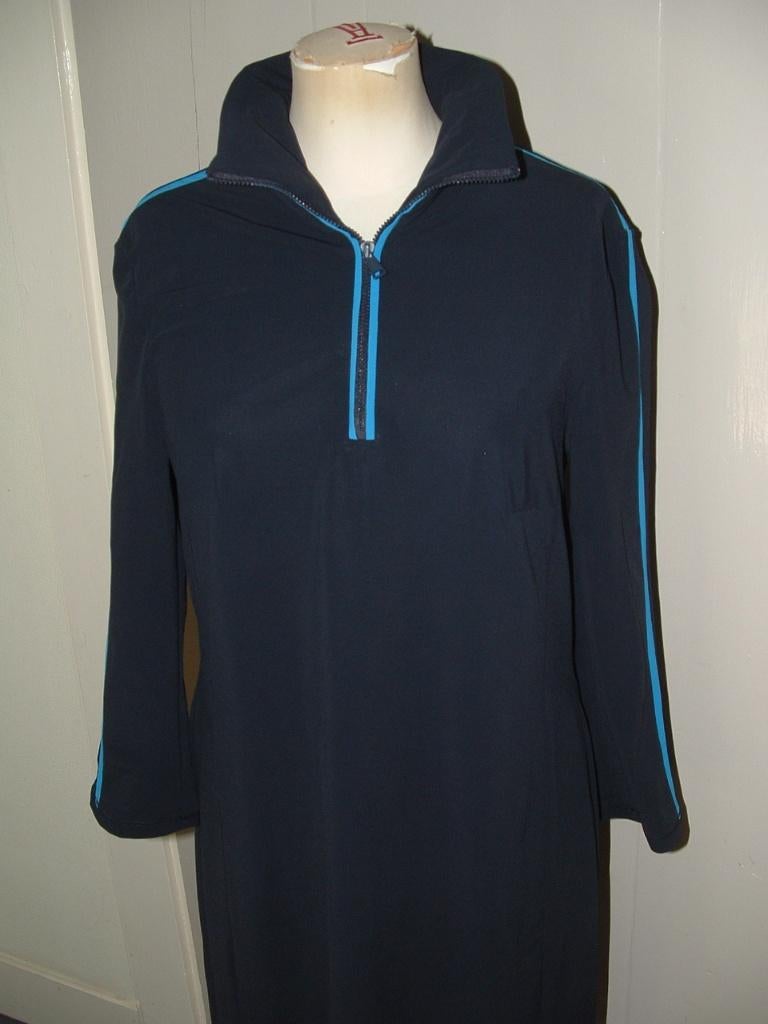 Anna Blue sportieve jurk maat 36 driekwart mouw, Kleding | Dames, Jurken, Blauw, Anna Blue, Ophalen of Verzenden, Zo goed als nieuw