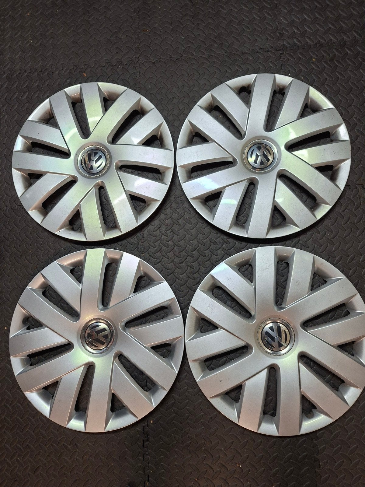 Wieldoppen VW Polo  15 inch, Auto diversen, Wieldoppen, Ophalen, Gebruikt