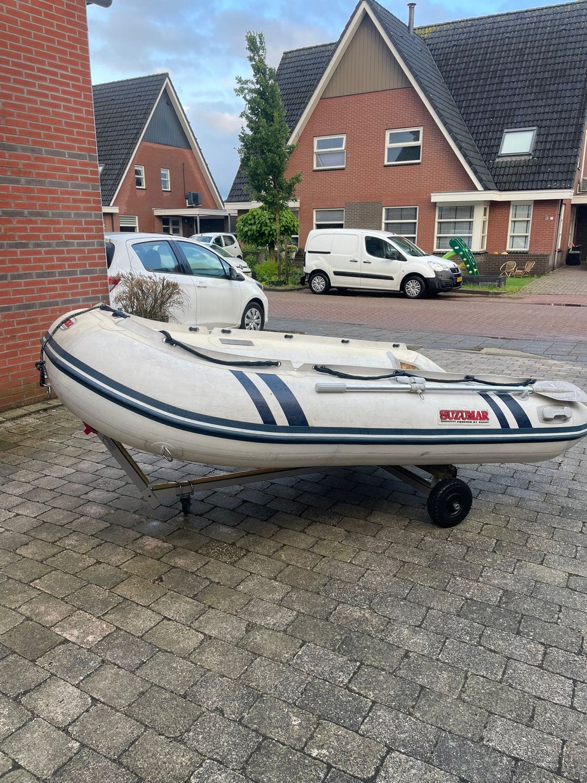Suzumar rubberboot met aluminium vloer, Watersport en Boten, Ophalen, Gebruikt