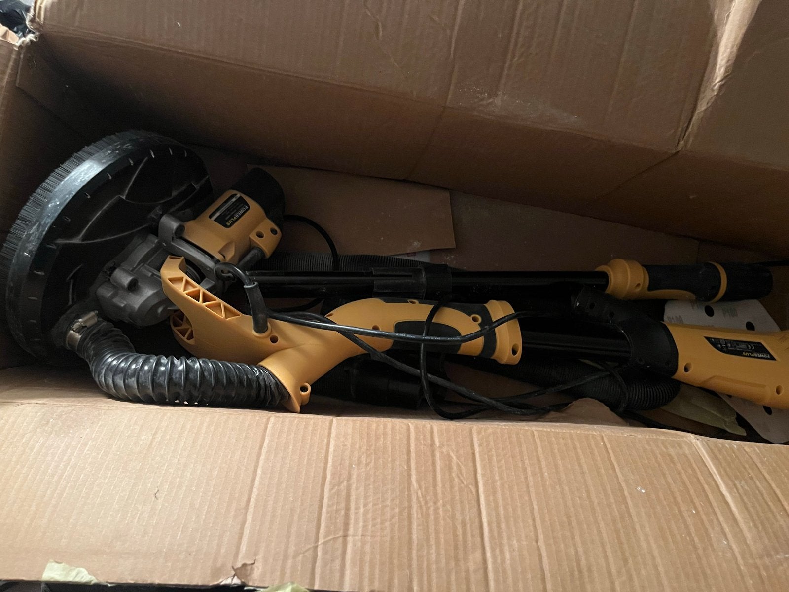 Power Plus wand- en plafondschuurmachine - Zo goed als nieuw, Ophalen of Verzenden, Zo goed als nieuw, 600 tot 1200 watt, Overige typen
