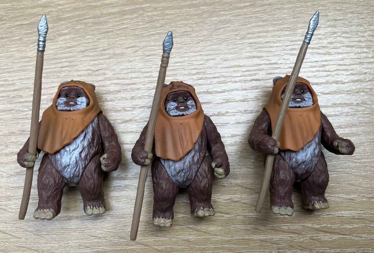 Star Wars Ewok Wicket actiefiguren 1998 - set van 3, Verzamelen, Ophalen of Verzenden, Actiefiguurtje