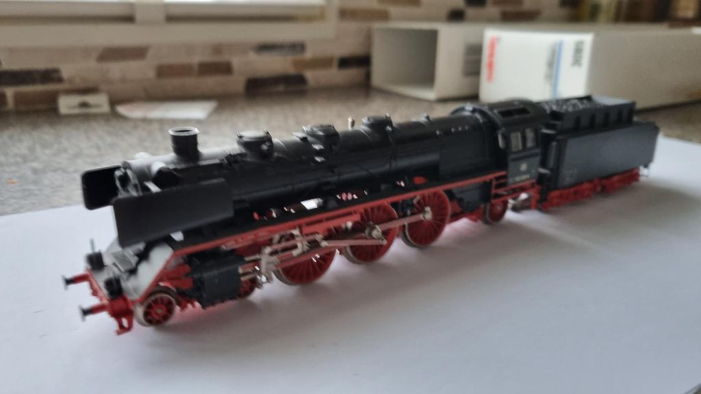 Märklin 3085 H0 Stoomlocomotief met tender BR 003 van de DB, Wisselstroom, Locomotief, Verzenden, Märklin