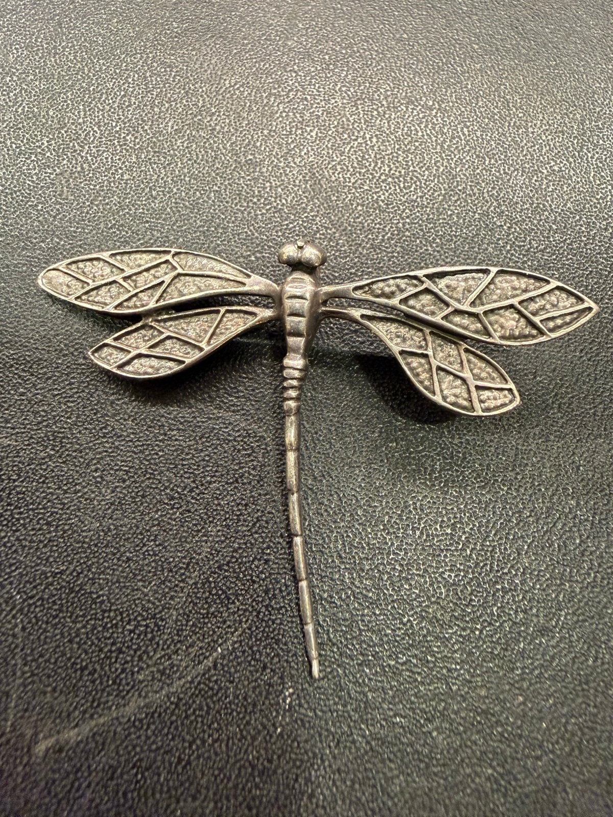 Zilveren libele dragonfly hanger, Ophalen of Verzenden, Zo goed als nieuw, Zilver