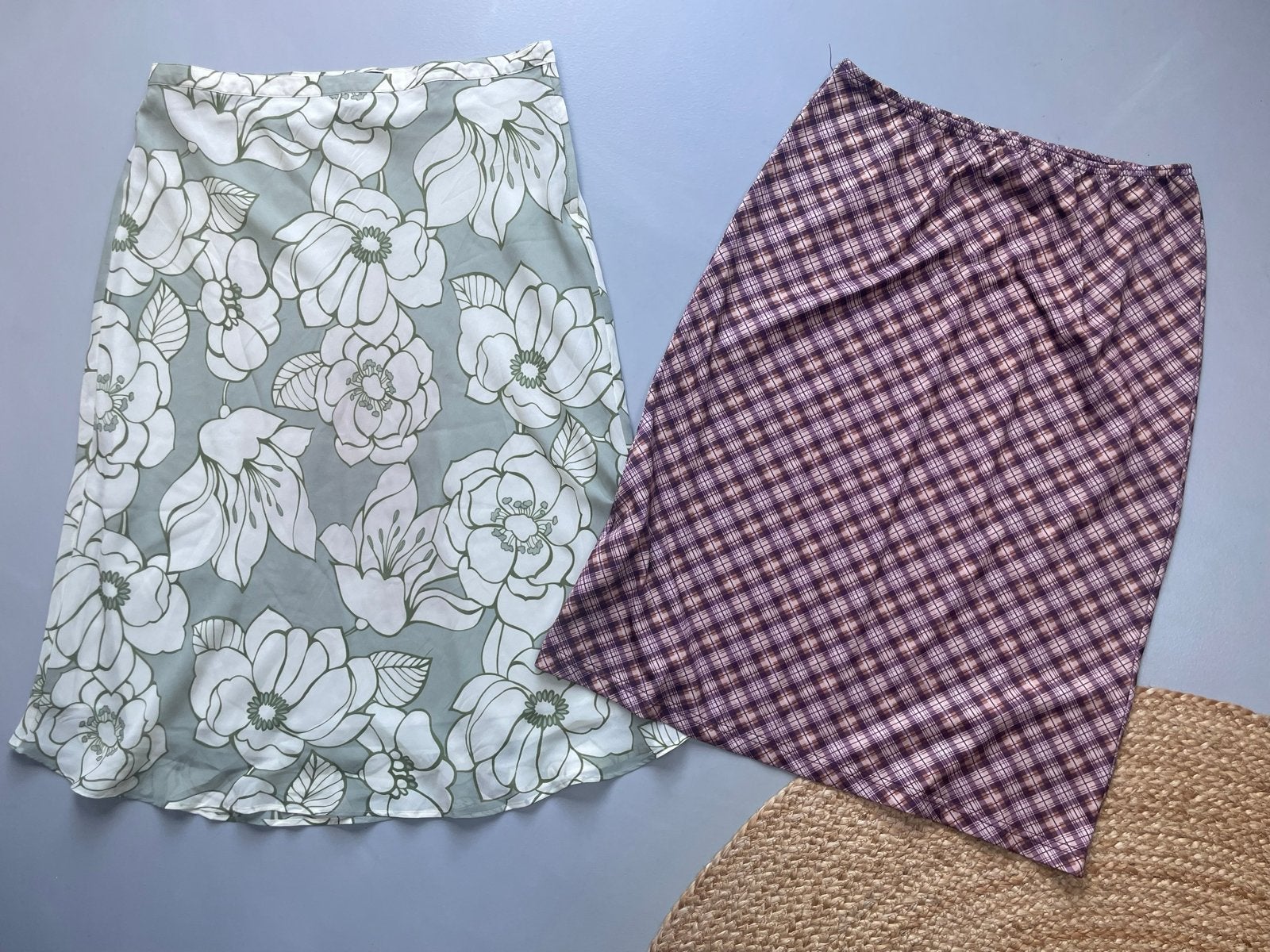 Vintage H&M rokjes M/40 knielengte - 20 jaar oud, Kleding | Dames, Ophalen of Verzenden, Gedragen, Maat 38/40 (M), Knielengte