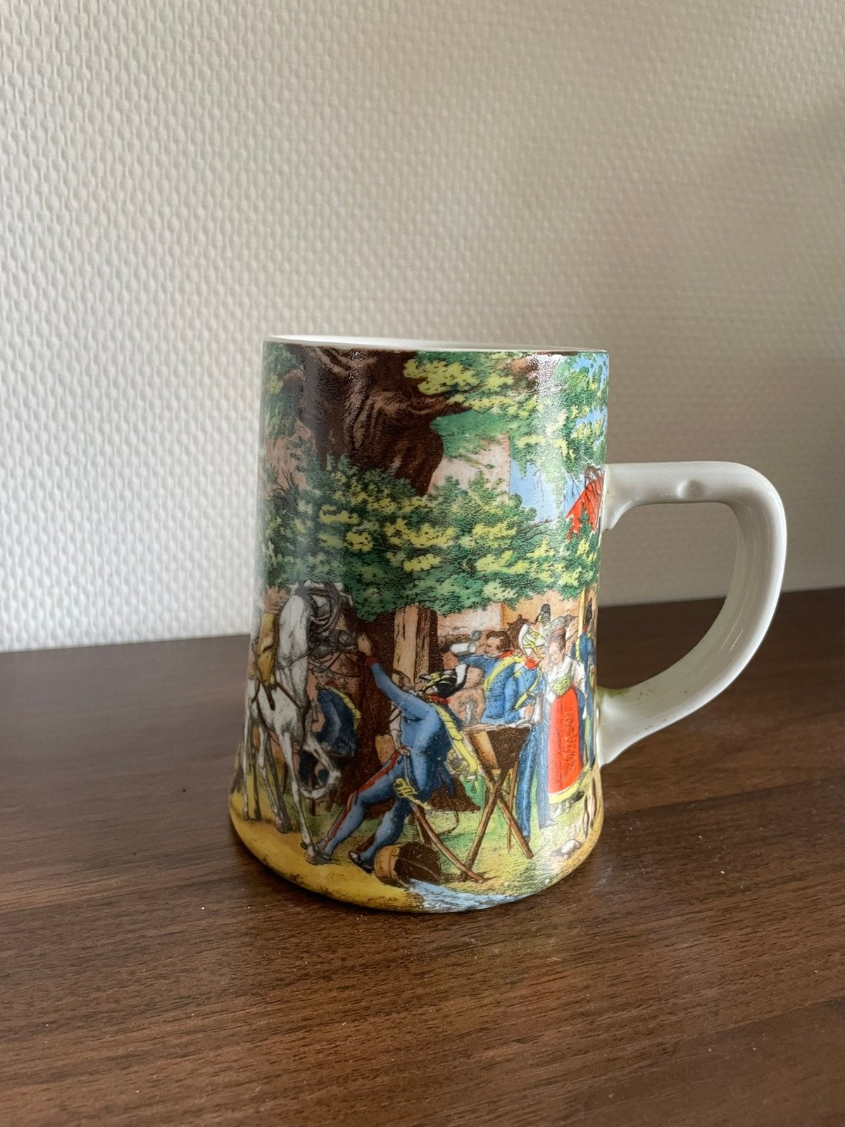 Antieke bier pul met opdruk, Ophalen of Verzenden, Zo goed als nieuw, Pul(len), Overige merken