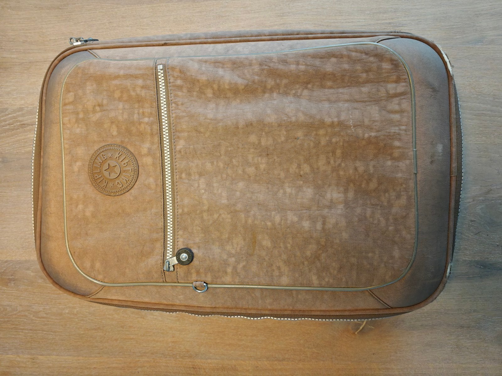 Kipling handbagage reiskoffer/trolley bruin, 40 tot 60 cm, Gebruikt, Bruin, Minder dan 35 cm