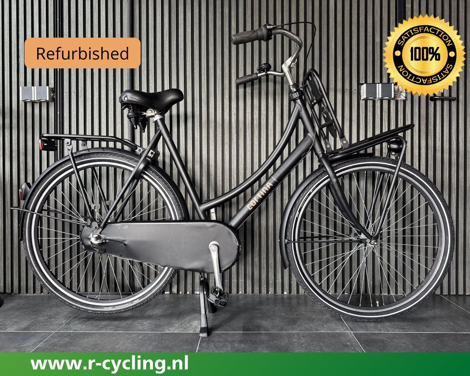 Cortina U4 28 inch 61 cm frame, Terugtraprem, Contact@r-cycling.nl, Versnellingen, Zo goed als nieuw