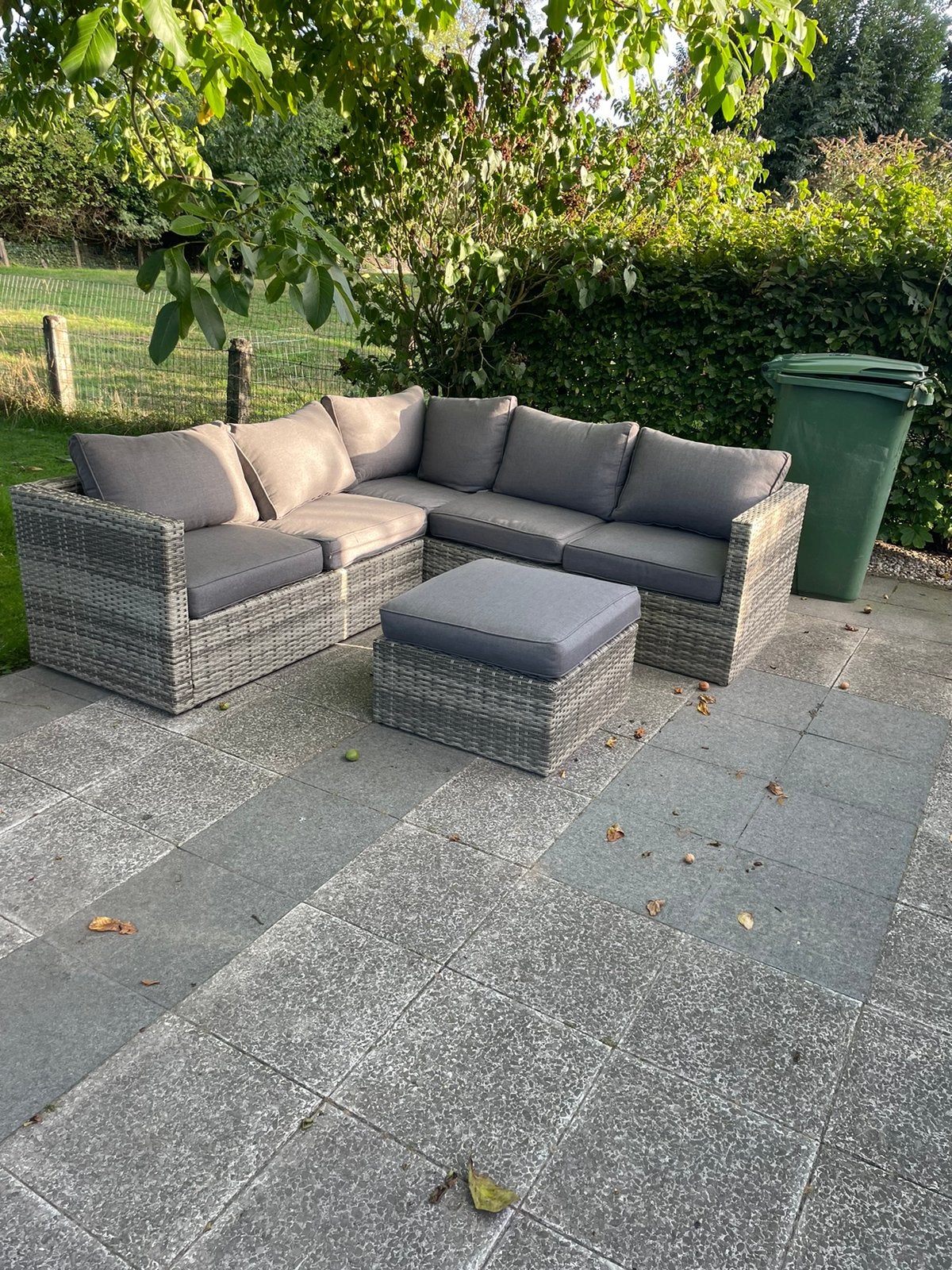 Loungeset incl hocker, Ophalen, 4 zitplaatsen, Gebruikt, Hocker