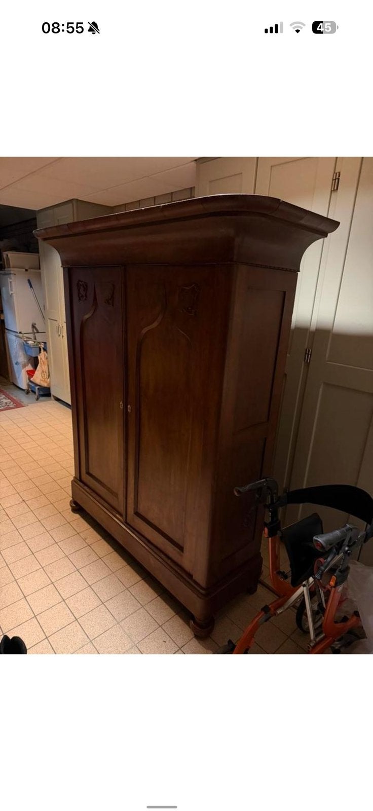 Antieke kast opknapper, Ophalen of Verzenden
