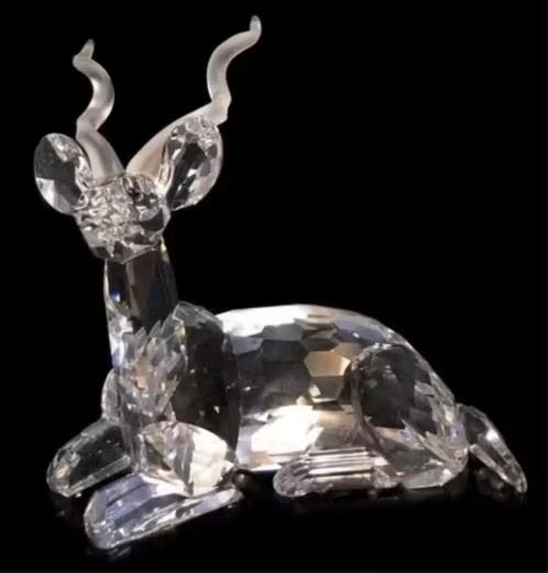 Swarovski jaarstuk de Koedoe, Verzamelen, Ophalen of Verzenden, Zo goed als nieuw, Figuurtje