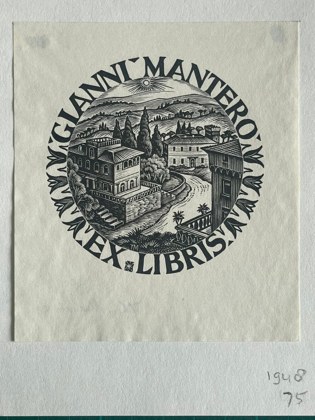 Exlibrissen Thijs Mauve, Antiek en Kunst, Ophalen of Verzenden