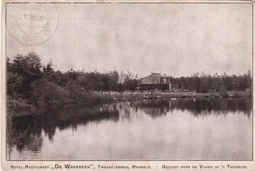 Hengelo, Restaurant., Verzenden, 1920 tot 1940, Gelopen, Overijssel