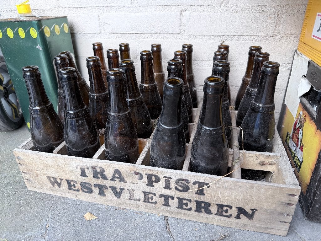 Westvleteren houten krat  – collectors item!, Verzamelen, Ophalen, Gebruikt, Flesje(s), Overige merken
