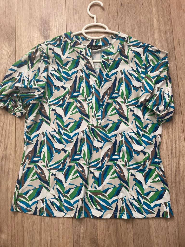 Frisse kleurige dames blouse, Kleding | Dames, Blouses en Tunieken, Ophalen of Verzenden, Zo goed als nieuw, Maat 42/44 (L), Blauw