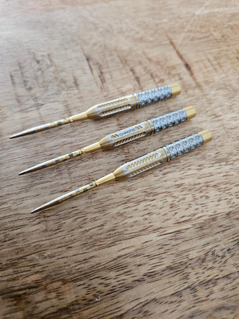 Target Raymond van Barneveld Chrono Swiss Point 95% 21 Gram, Ophalen, Nieuw, Pijlen