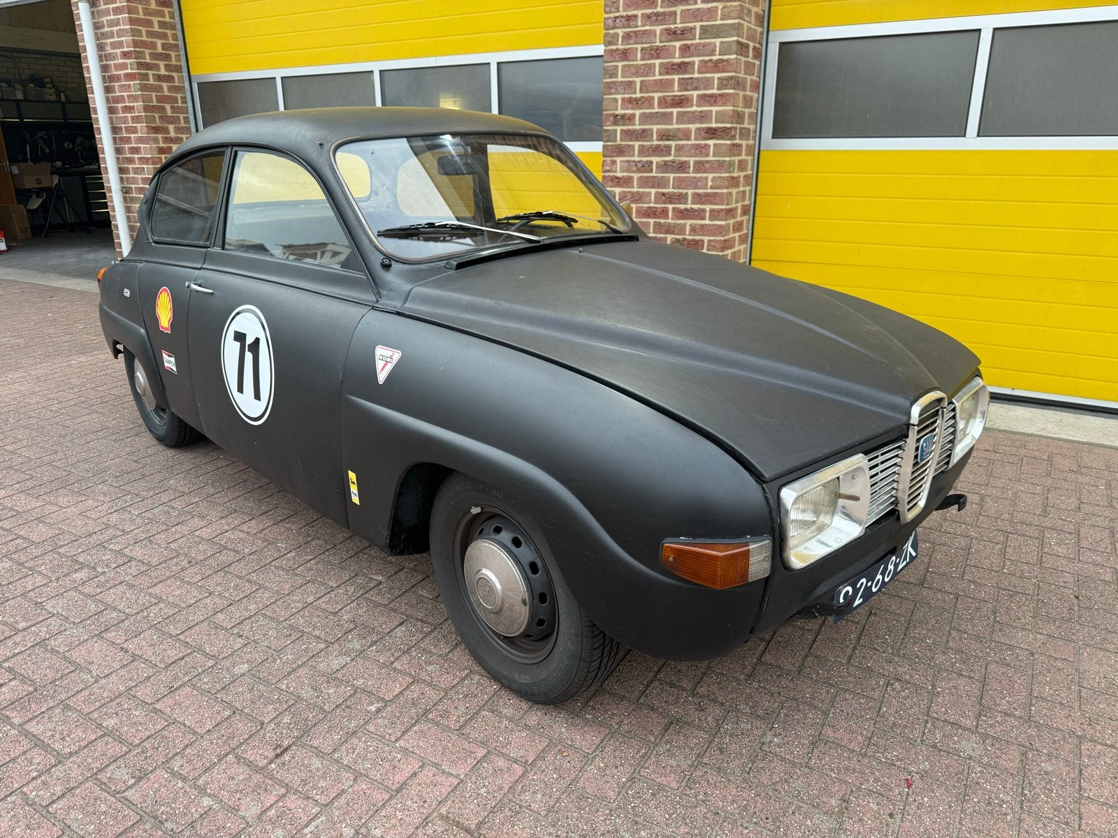 Saab 96 1.5 V4 1971 Grijs, Auto's, 4 cilinders, Zwart, 1500 cc, Saab 96