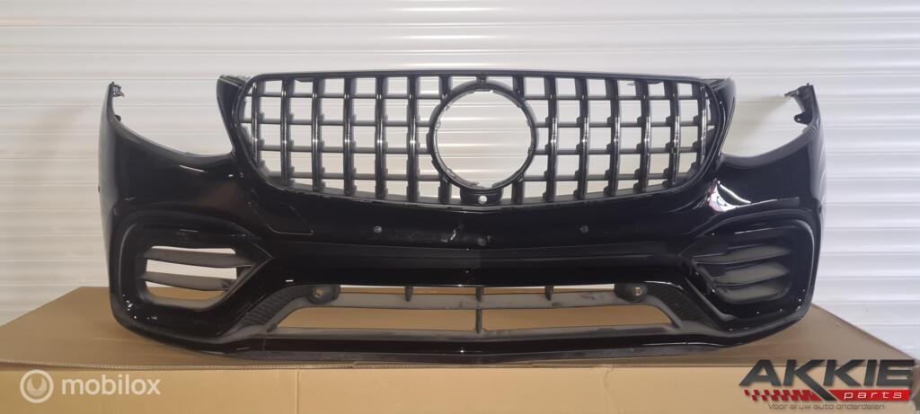 Mercedes GLC 63 Coupe AMG C253 AMG bumper voor, Gebruikt, Voor, Ophalen of Verzenden, Bumper