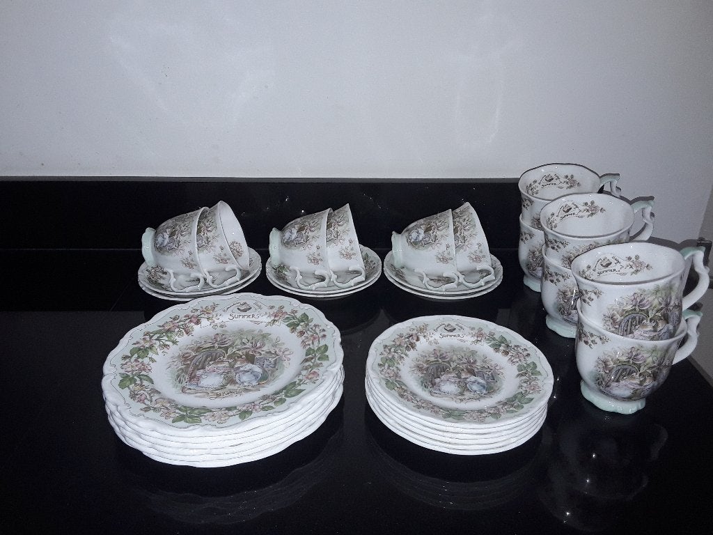 Royal Doulton Brambly hedge 6pers set Summer, Antiek en Kunst, Verzenden