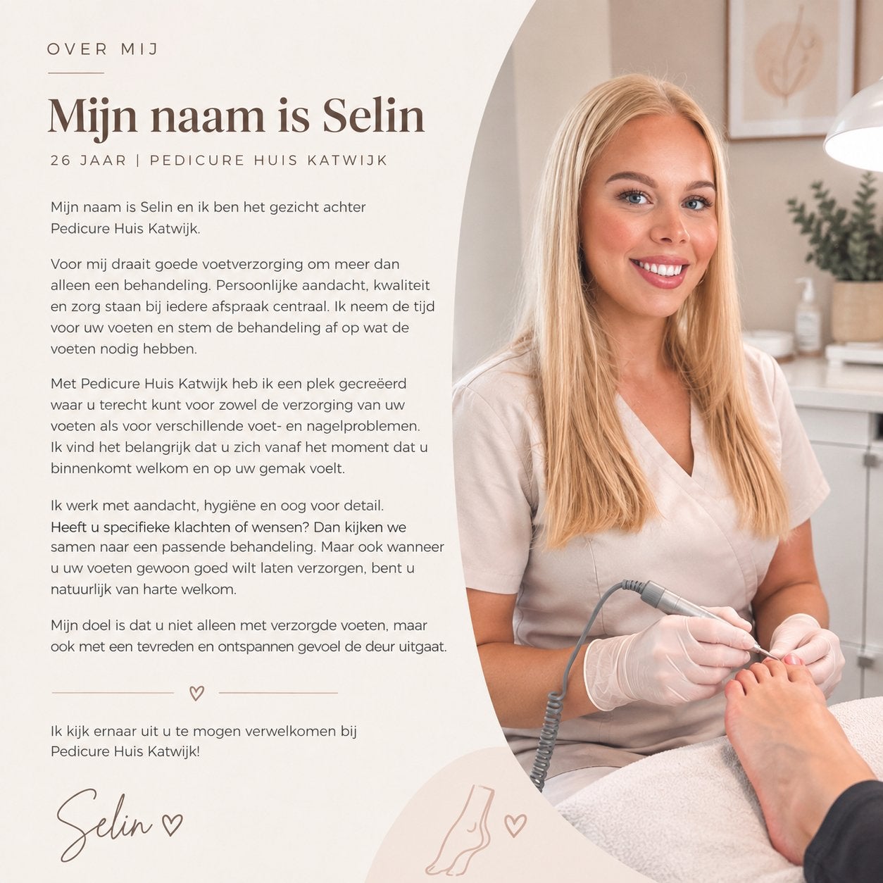 Pedicure in Katwijk, Nagels lakken