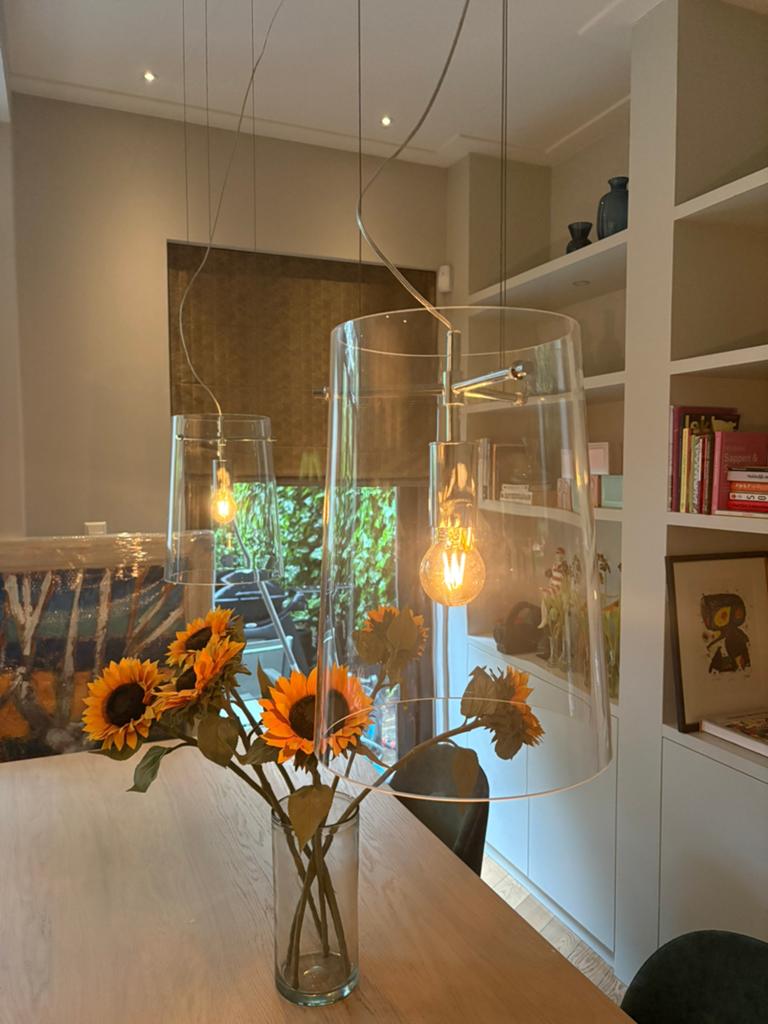 Prandia sera S 1 hanglamp, Huis en Inrichting, Lampen | Hanglampen, Ophalen, Zo goed als nieuw, Glas, Minder dan 50 cm