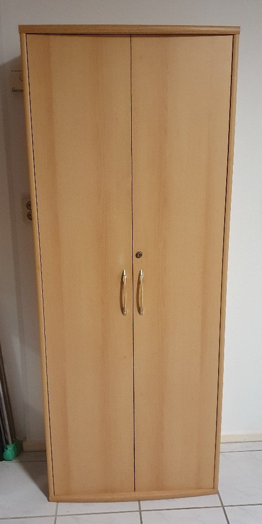 Ordnerkast voor A4 ordners, kleur grenen., Ophalen, Gebruikt, 50 tot 100 cm, 25 tot 50 cm