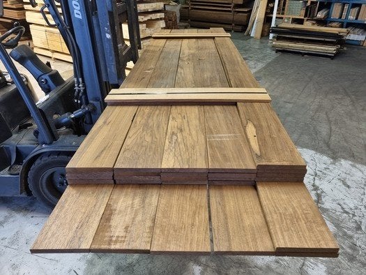 Hardhouten planken geschaafd 2.0x18.5 cm - nr: HP424, Ophalen, Planken, Nieuw, Hardhout