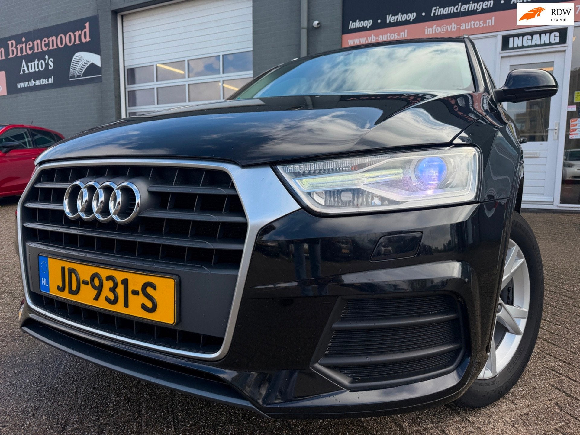Audi Q3 2.0 TDI Design Pro Line Plus met parkeersensoren en, Auto's, Voorwielaandrijving, Stof, 4 cilinders, 150 pk