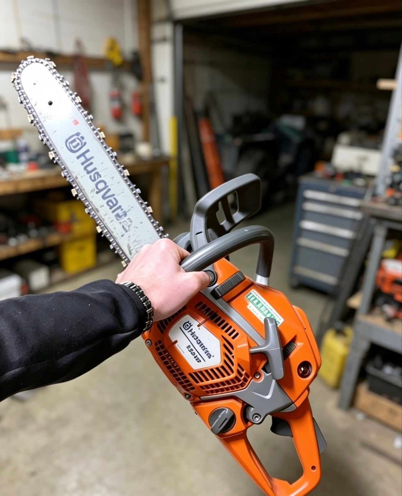 Husqvarna Kettingzaag 525iHP - Krachtig en Compact, Ophalen, 70 mm of meer, Kettingzaag, Zo goed als nieuw