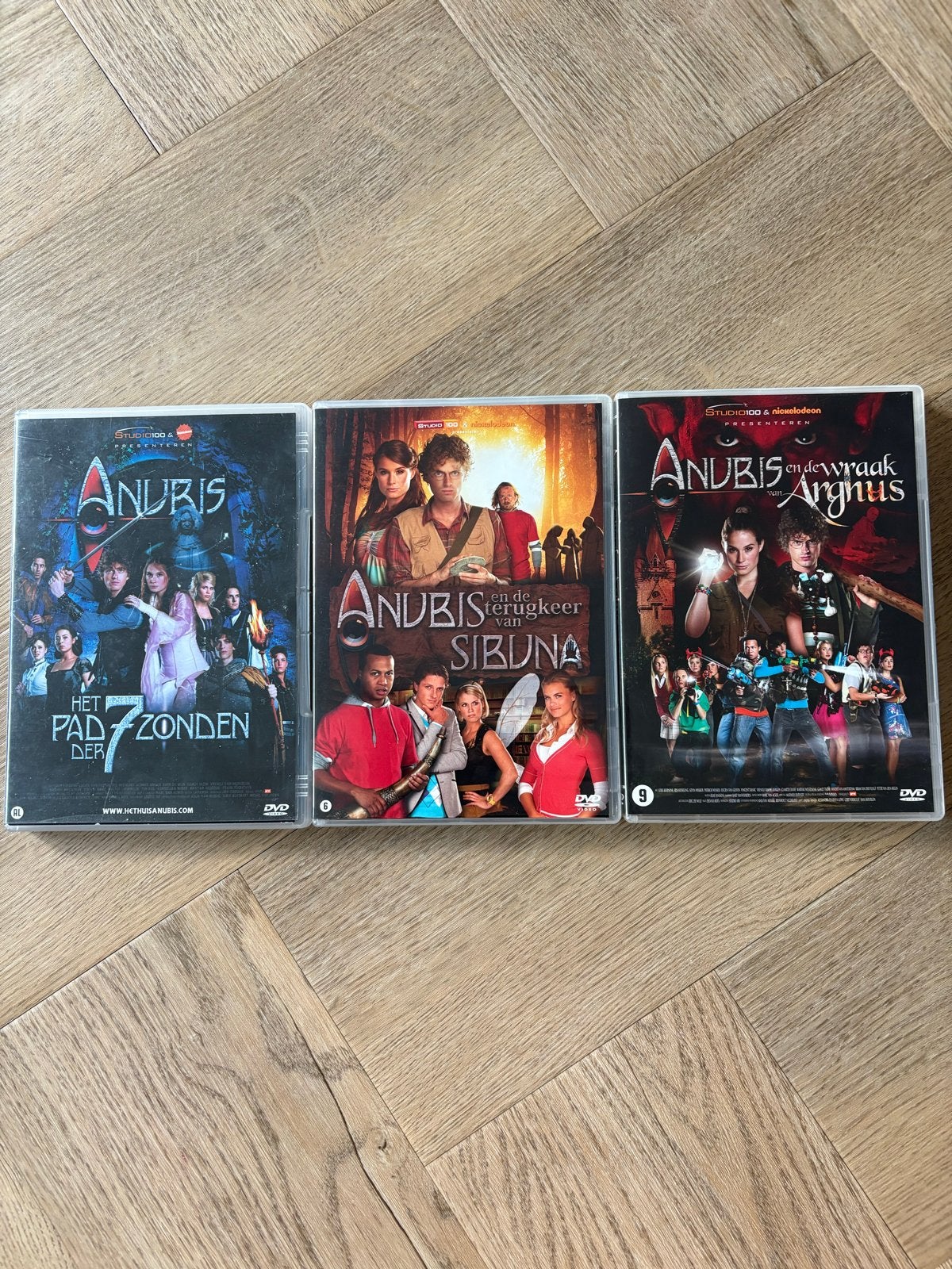 Het Huis Anubis films DVD collectie (3 stuks), Cd's en Dvd's, Avontuur, Gebruikt, Nederlands, Vanaf 6 jaar