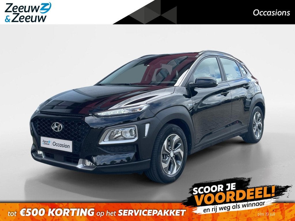 Hyundai Kona 1.6 GDI HEV Comfort WK DEAL € 500,- korting |, Auto's, Hyundai, 12 maanden, Stof, Gebruikt, Euro 6