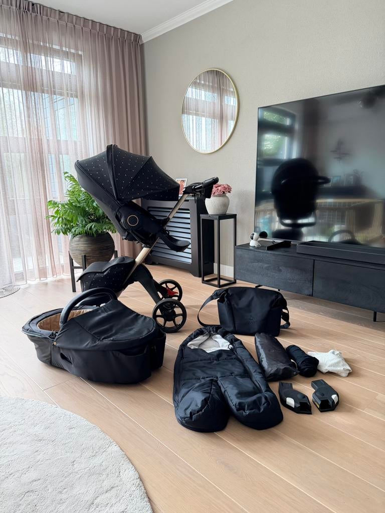 Stokke Xplory X Signature Limited edition Black Gold, Ophalen, Zo goed als nieuw, Overige merken