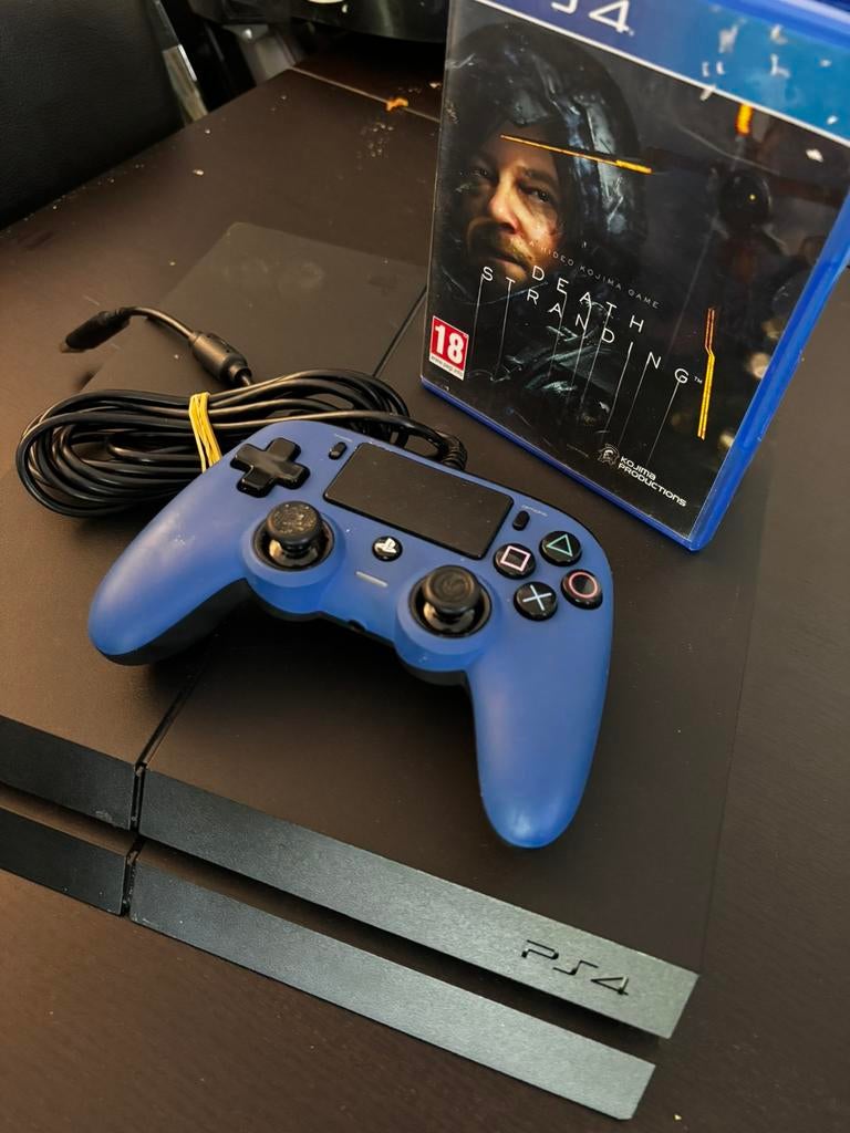 Playstation 4 met game en controller., Met games, Ophalen of Verzenden, Zo goed als nieuw, 1 TB